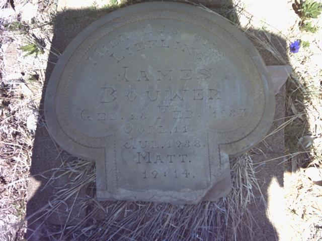 BOUWER James 1937-1938
