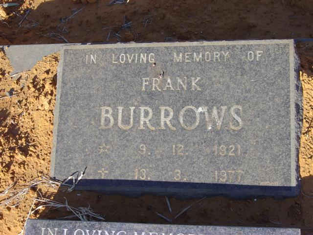 BURROWS Frank 1921-1977