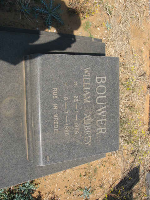 BOUWER William Aubrey 1906-1980