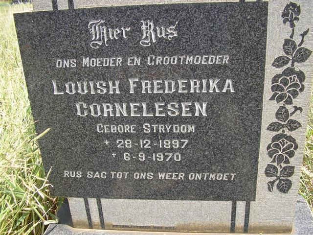 CORNELESEN Louish Frederika nee STRYDOM 1897-1970