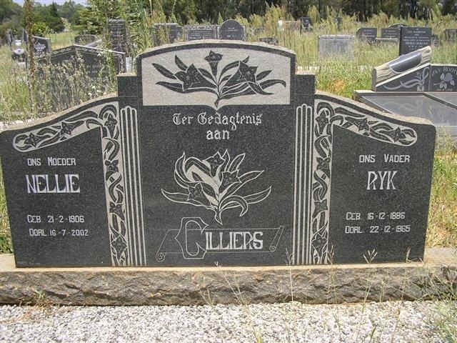 CILLIERS Ryk 1896-1965 &amp; Nellie 1906-2002