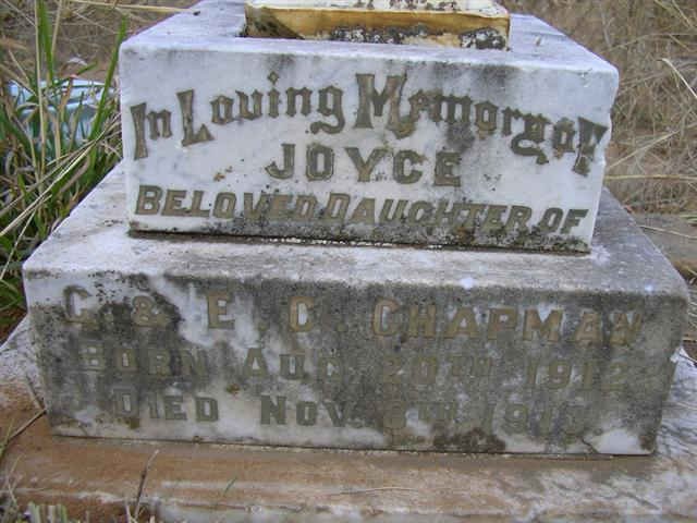 CHAPMAN Joyce 1912-1913