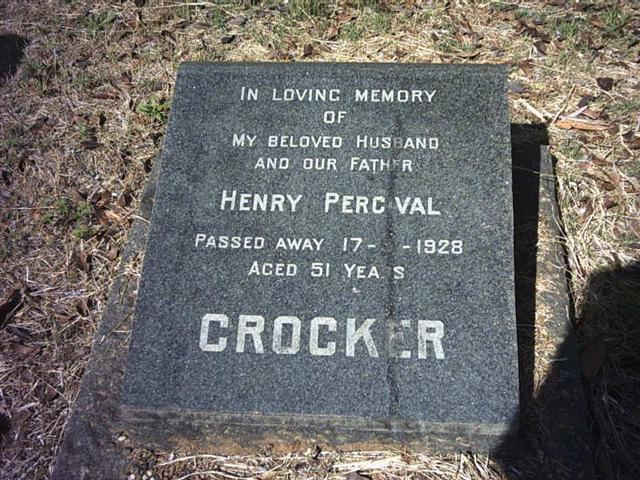 CROCKER Henry Percival -1928