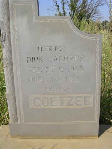 COETZEE Dirk Jacobus 1903-1961