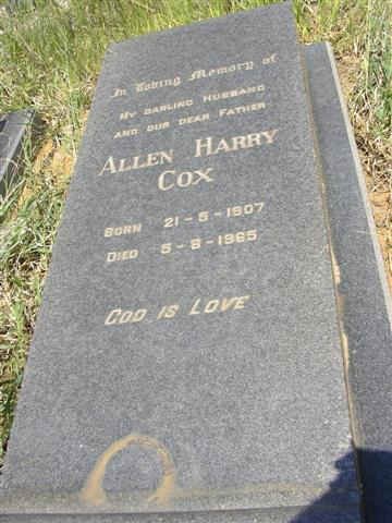 COX Allen Harry 1907-1965