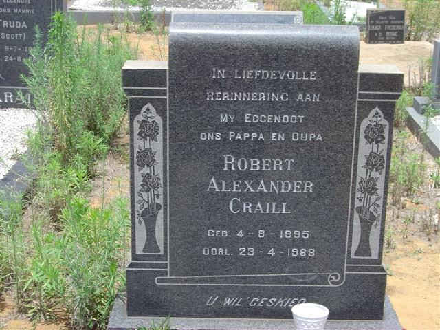 CRAILL Robert Alexander 1895-1968