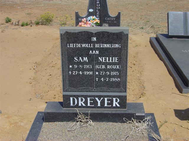 DREYER Sam 1913-1991 &amp; Nellie ROUX 1915-1988