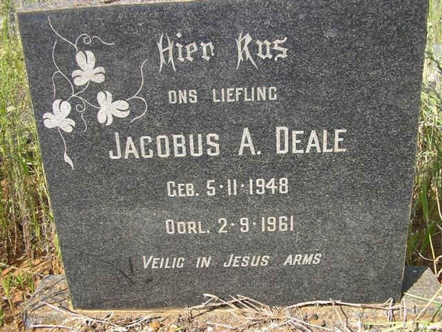 DEALE Jacobus A. 1948-1961