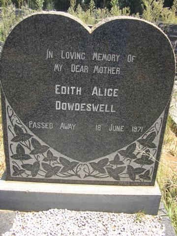 DOWDESWELL Edith Alice -1971