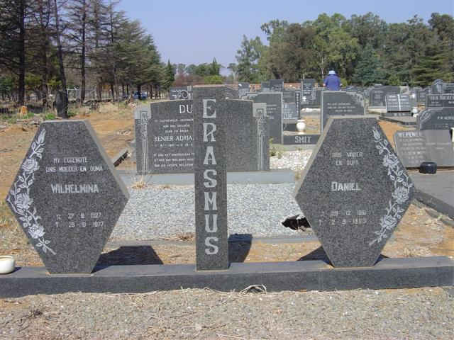 ERASMUS Daniel 1920-19?? &amp; Wilhelmina 1927-1977