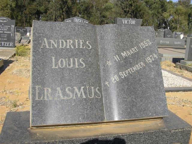 ERASMUS Andries Louis 1953-1974