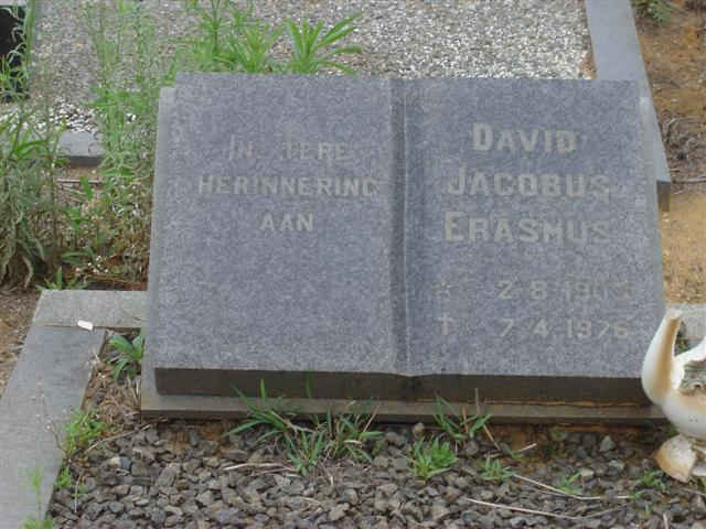 ERASMUS David Jacobus 1903-1976