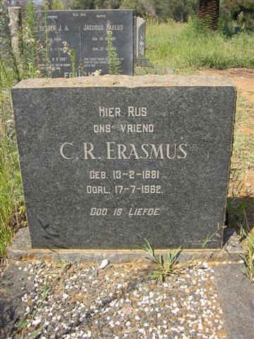 ERASMUS C.R. 1881-1962