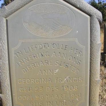 FRANCIS Anna Georgina 1908-1951