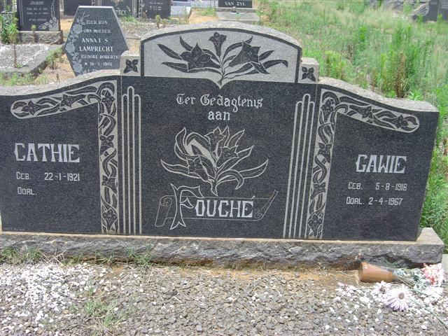 FOUCHÉ Gawie 1918-1967 &amp; Cathie 1921