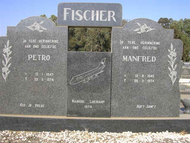 FISCHER Manfred 1940-1974 &amp; Petro 1947 -1974