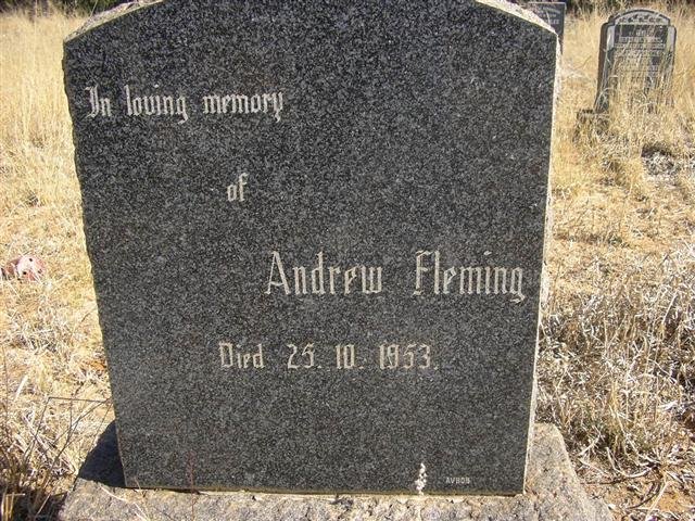 FLEMING Andrew -1953