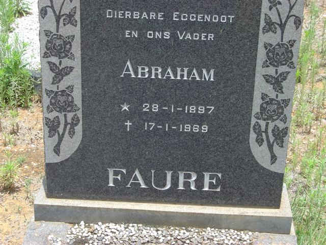 FAURE Abraham 1897-1969