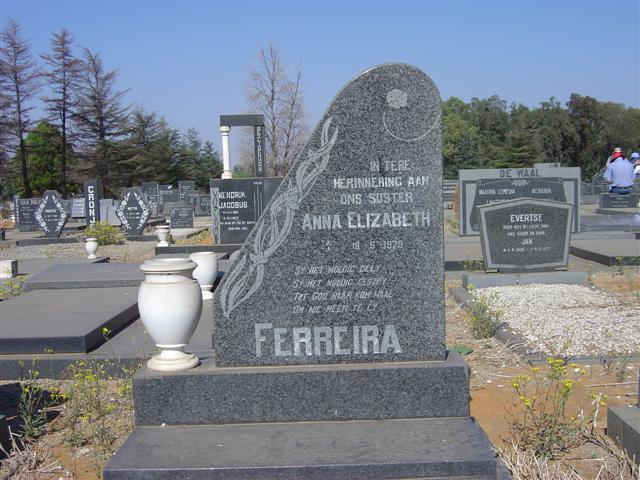 FERREIRA Anna Elizabeth 1970