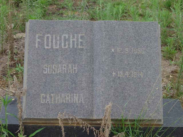 FOUCHE Susarah Catharina 1898-1974