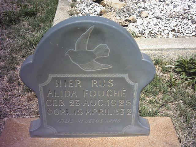 FOUCHÉ Alida 1925-1932