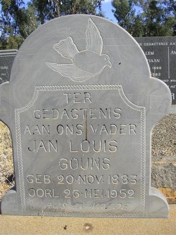 GOUWS Jan Louis 1883-1952