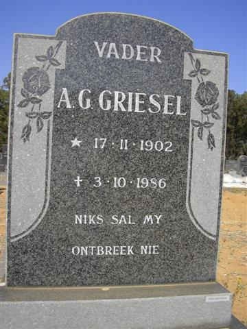 GRIESEL A.G. 1902-1986