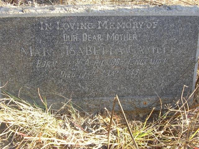 GAMBLE Mary Isabella 1869-1949