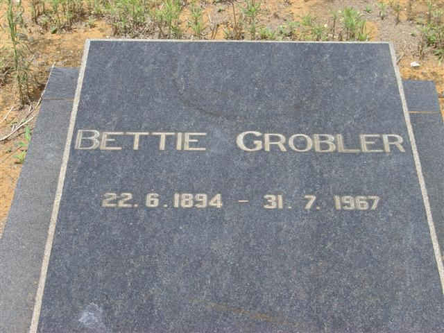 GROBLER Bettie 1894-1967