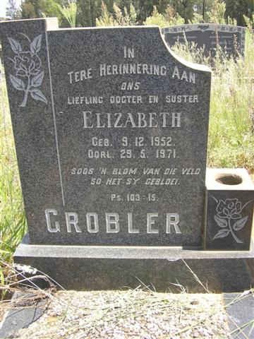 GROBLER Elizabeth 1952-1971