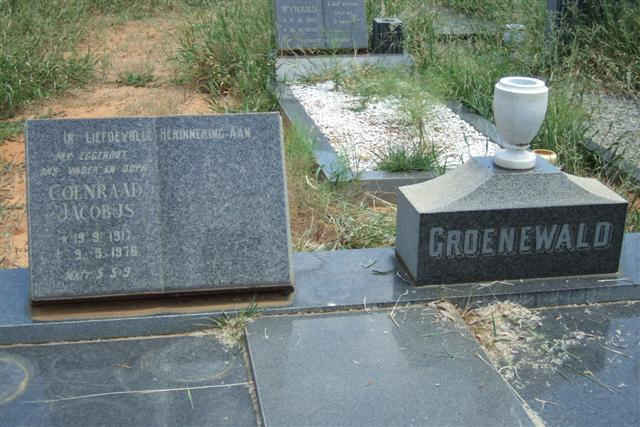GROENEWALD Coenraad Jacobus 1917-1926