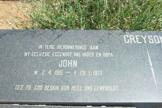 GREYSON John 1915-1977