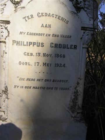 GROBLER Philippus 1868-1924