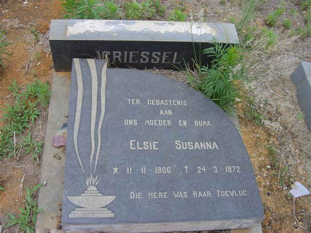 GRIESEL Elsie Susanna 1906-1972