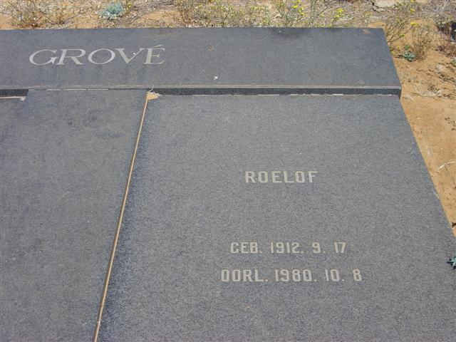 GROVÉ Roelof 1912-1980