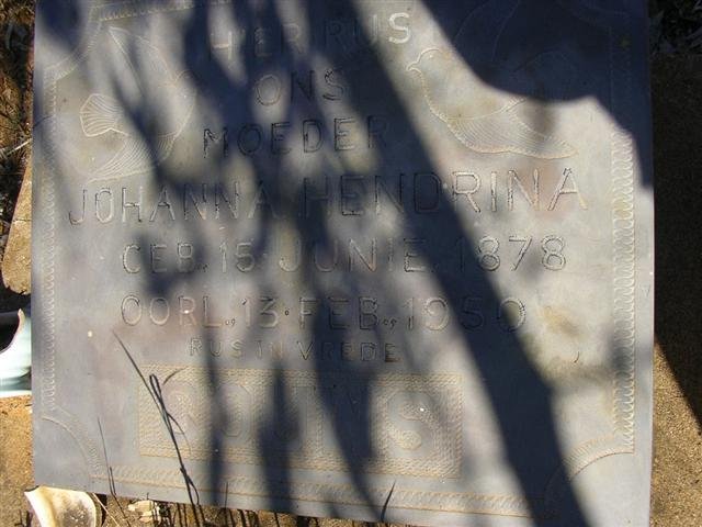 GOUWS Johanna Hendrina 1878-1950