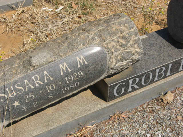 GROBLER Susara M.M. 1929-1980