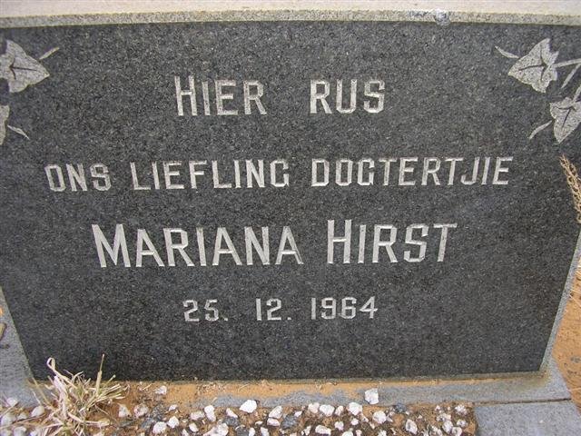 HIRST Mariana -1964