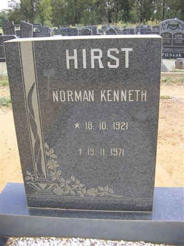 HIRST Norman Kenneth 1921-1971