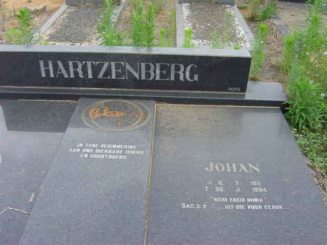 HARTZENBERG Johan 1911-1984