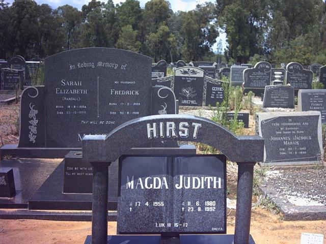 HIRST Magda 1955- :: HIRST Judith 1980-1992
