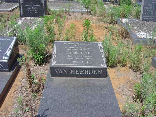 HEERDEN Louis C.J., van 1892-1966