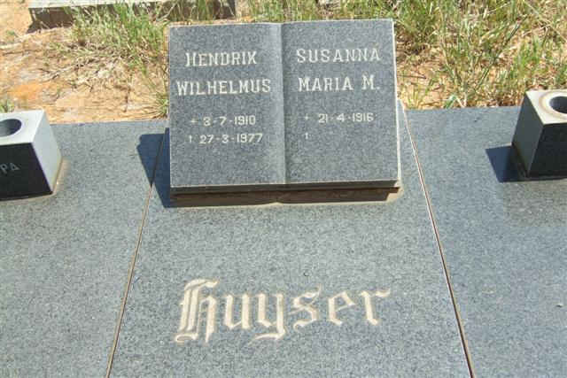 HUYSER Hendrik Wilhelmus 1910-1977 &amp; Susanna Maria M. 1916-