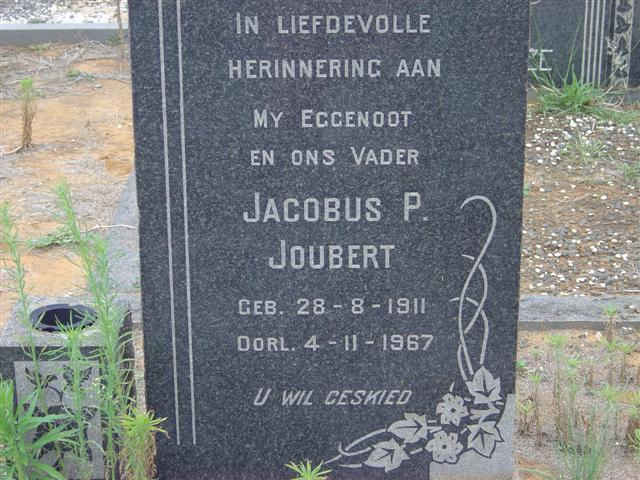 JOUBERT Jacobus P. 1911-1967