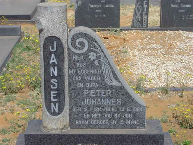 JANSEN Pieter Johannes 1914-1984
