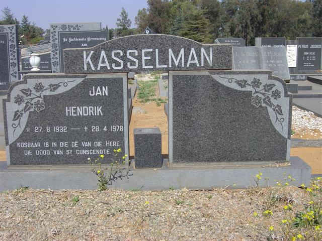 KASSELMAN Jan Hendrik 1932-1978