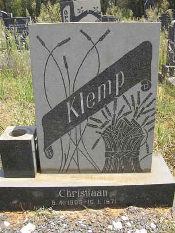 KLEMP Christiaan 1905-1971