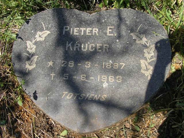 KRUGER  Pieter E. 1887-1963