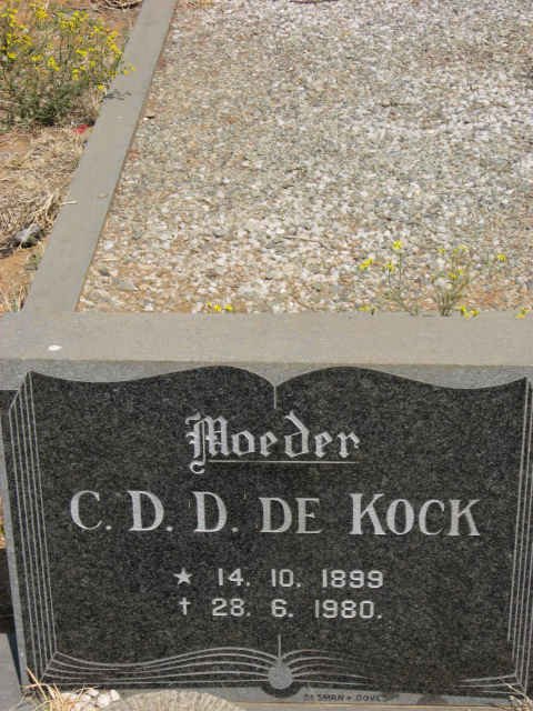 KOCK C.D.D., de 1899-1980