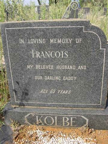 KOLBE Francois -1962